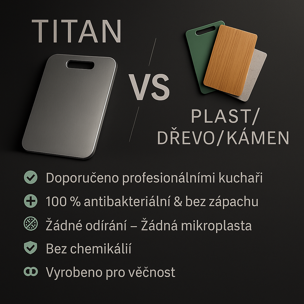 Titanová krájecí deska
